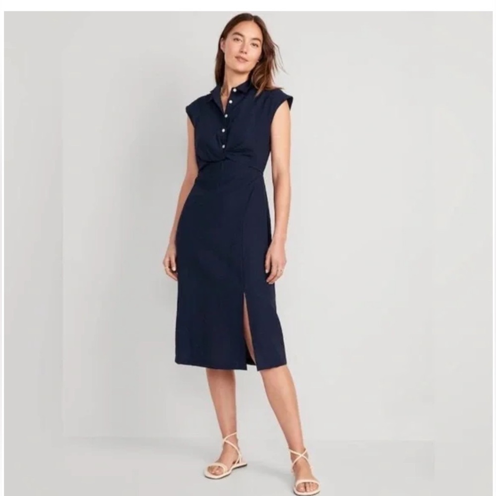 Old Navy Blue Midi Dress